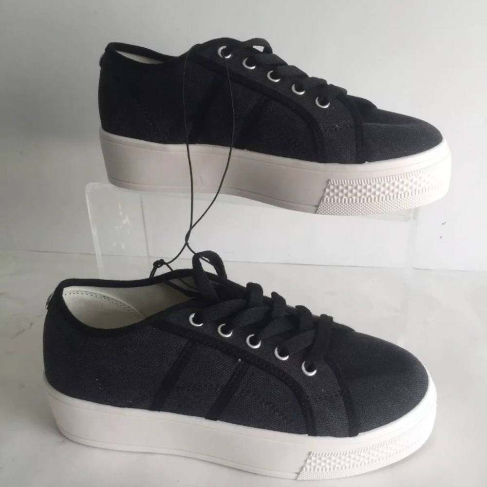 New Rock and Candy Platform sneakers black sz 6&7